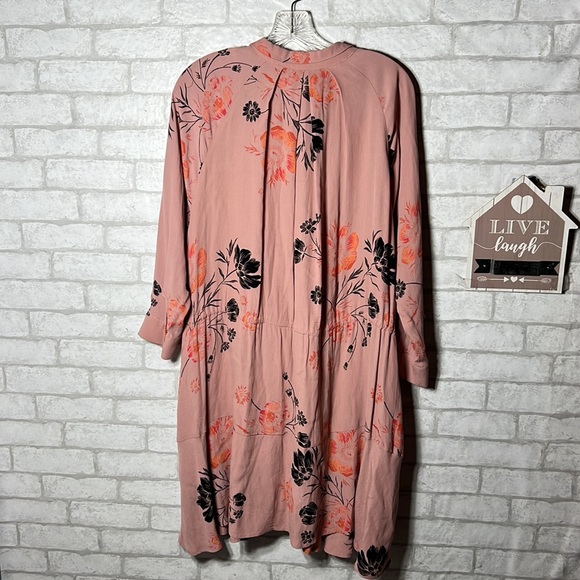 Free people pink/rose floral dress size XS - Picture 11 of 13